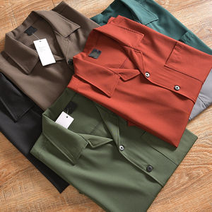Premium Cotton <b>Cuban</b> Collar <b>Shirts</b> <b>Men's</b> Fashion Cotton <b>Cuban</b> <b>Shirts</b> Factory Direct Price MOQ Friendly <b>Men's</b> <b>Cuban</b> <b>Shirts</b> - Product Image 6