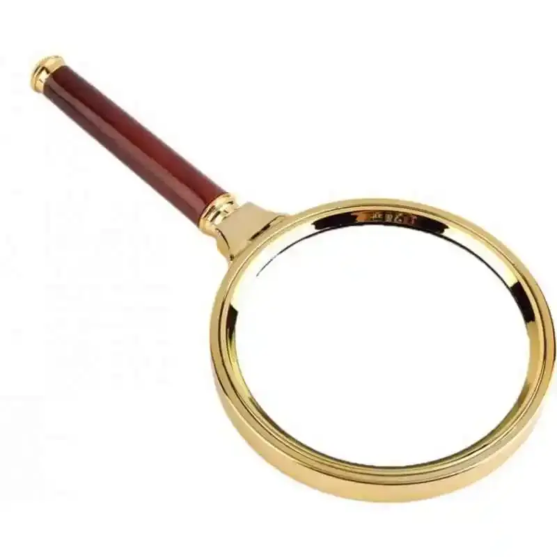 Tốt Bán Brass Làm Bằng Gỗ Ngắn Xử Lý Magnifying Glass Cho Đọc Sách Cách Sử Dụng Magnifier Cho Gifting Cách Sử Dụng