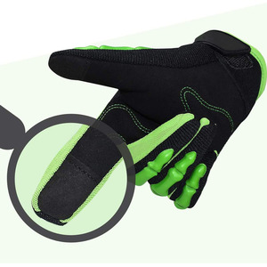 ถุงมือมอเตอร์ไซด์วัสดุหนังสำหรับแข่งรถถุงมือมอเตอร์ครอสพิมพ์โลโก้ได้ตามต้องการ - Product Image 3