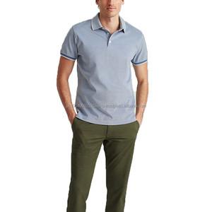 Respirant affaires vêtements de travail décontracté Polo T-Shirts mâle Logo personnalisé broderie rabattre POLO Golf chemise hommes - Product Image 2
