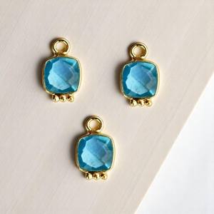 Vessonite Cojín Forma Fancy Bisel Charms - Product Image 2