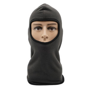 Masque de Ski personnalisé à 3 trous, disponible en 60 couleurs, vente en gros, avec votre propre logo, capuche noire, triple Logo tricoté, rose - Product Image 1