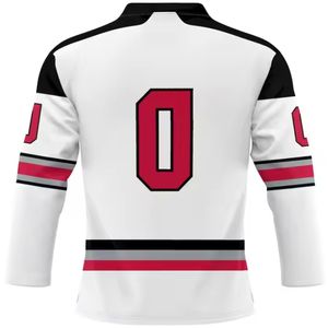 Conception à la mode votre propre Logo Hockey Sweatshirt Plain College Maillots de hockey sur glace personnalisés - Product Image 6