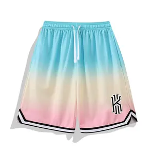 Pantalones Cortos Deportivos Transpirables Antiencogimiento para Hombre, Diseño Sólido con Estampado por Sublimación, Ropa Deportiva para Niños y Adultos - Product Image 5