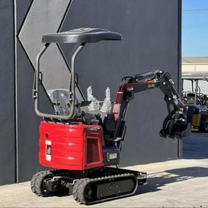 Mini-excavatrice UHI KOOP 10HP UME10T avec flèche pivotante, 9 accessoires - Product Image 1