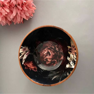 Mesa de comedor con estampado floral, cuencos para mezclar alimentos, madera de bambú, patrón de aspecto único clásico, cuencos para mezclar alimentos a un precio razonable - Product Image 1