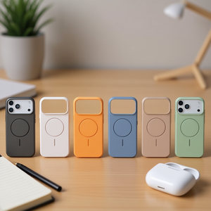 Funda Oficial para Teléfono Móvil IP 14 PRO, Color Puro, TPU+PC 2 en 1, Anillo Magnético, Antigolpes - Product Image 2