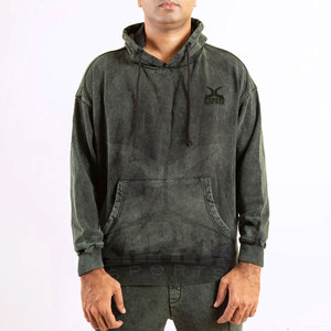 2025 Factory Direct High Quality Lightweight Breathable Acid <b>Wash</b> Men's Adults Knee-Length 100% Cotton Winter Tracksuits Sets - Product Image 3