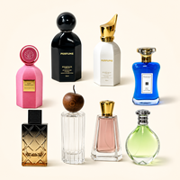 Flacon de parfum en verre OEM/ODM personnalisé, conteneur vide pour parfum, moule et logo sur mesure pour les distributeurs cosmétiques mondiaux