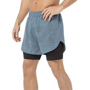 Nouveau Style Gym Shorts Séchage Rapide Fabriqué En Polyester Spandex Gym Shorts Top Vente Gym Shorts - Product Image 5