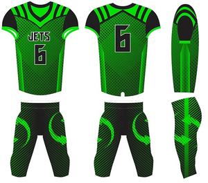 Tenues de football américain tendance, respirantes, à séchage rapide, manches courtes, imprimées par sublimation, anti-UV, service de vente en gros OEM - Product Image 6