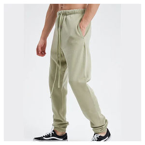 Pantalons de survêtement en molleton de haute qualité, poids lourd, 410 g/m², vierges, pour hommes, personnalisables, vêtements décontractés, pantalons de survêtement et pantalons pour hommes - Product Image 4