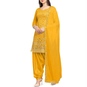 คอลเลคชั่นใหม่ล่าสุดจาก Woman Apparel ชุดเดรสสไตล์ปากีสถานสำหรับงานปาร์ตี้และงานแต่งงาน / ชุดบูติกปักลาย 3 ชิ้น - Product Image 2