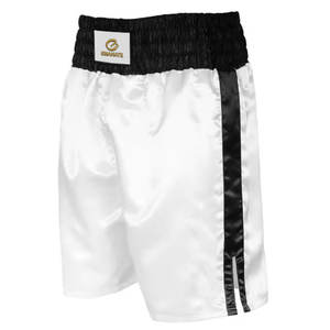 Pantalones Cortos MMA de Estilo Urbano con Patrón Sólido, Cintura Elástica Media, Satén Transpirable Antiarrugas, Largo hasta la Rodilla, Ropa Deportiva Personalizable - Product Image 1