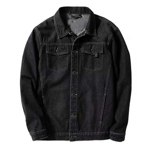 Nouvelle veste en jean élégante pour homme, couleurs et logo personnalisables, option logo frontal, respirante, 100% coton, manches longues, mode d'hiver - Product Image 3