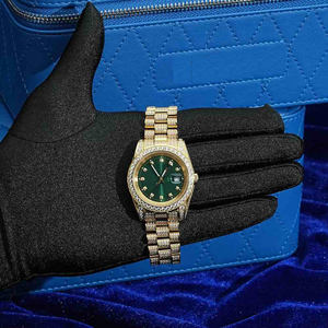 2024 IGI Certifié Haute Qualité Moissanite Diamants VVS Clarté Élégance Acier Inoxydable Hip Hop Montre Avec Cristal Antique - Product Image 3