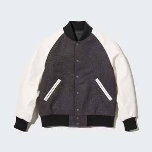 Veste de baseball pour hommes taille personnalisée Streetwear support de style bouton avant prix raisonnable vestes de baseball pour hommes - Product Image 1