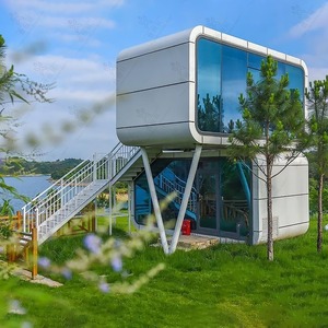 บ้านโมดูลาร์สมัยใหม่ขนาด 20 ฟุต 40 ฟุต บ้านสำเร็จรูปแบบถอดประกอบได้ ตู้คอนเทนเนอร์สำนักงานเคลื่อนที่ อาคารโรงแรม โครงสร้างแผงแซนวิช - Product Image 5