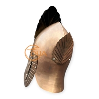 Armure moderne du casque du Seigneur des Anneaux ou de la Couronne d'Elendil avec finition métallisée imprimée UV
