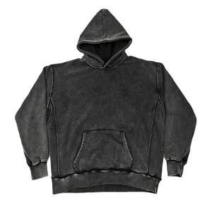 Sweat-shirts pour hommes en coton 100% de qualité supérieure, lavage à l'acide, style confortable pour l'automne et l'hiver - Product Image 1