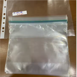 Sac en plastique à fermeture éclair PE blanc Transparent ou clair sac Ziplock recyclable de haute qualité pour emballage alimentaire marque HM - Product Image 4