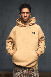 Vente en gros de sweatshirts à capuche surdimensionnés avec logo personnalisé pour hommes sweatshirts épais et respirants à épaules tombantes 500GSM 100% coton - Product Image 4