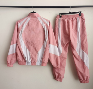 ชุดวอร์มผ้าไนลอนสำหรับผู้ชายชุดออกกำลังกายกันลมชุดออกกำลังกายและกางเกงแบบเปิดตามสั่ง - Product Image 3