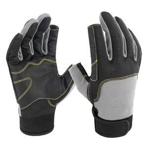 Gants de kayak, de ski nautique et de bateau à moteur personnalisés, légers, antidérapants, en cuir, avec poignets longs et chauds - Product Image 1