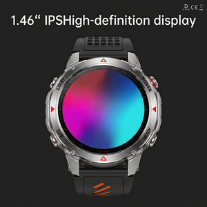 Montre connectée Sower HT37, écran tactile IPS 1,46 pouce, GPS, montre de sport pour hommes avec moniteur de fréquence cardiaque, étanche IP67, tracker d'activité physique - Product Image 3
