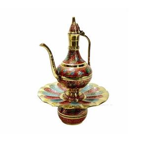 Decoración de mesa de Metal de alta calidad Aftaba de latón hecho a mano para té, café en el hogar, restaurante, Hotel, venta al por mayor - Product Image 2