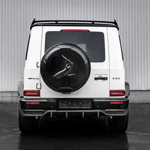 ชุดบอดี้รถยนต์แบบกว้าง2019-2024สำหรับ W464 G Class-อัพเกรดเป็นสไตล์ท็อปคาร์พร้อมซุ้มล้อคาร์บอนไฟเบอร์แบบแห้ง - Product Image 5