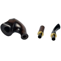 Tuyau métallique classique portable à bas prix avec finition miroir polie, style rustique pour un flux d'air fluide, conception facile à nettoyer