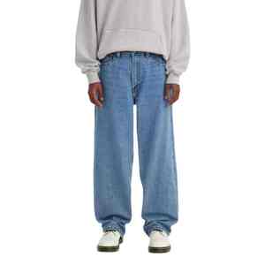 Pantalon en jean de haute qualité, jeans pour hommes, style streetwear, jeans baggy unisexe, jeans droits bleus à jambes larges pour hommes - Product Image 4