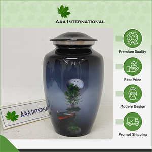Huge Selling Outstanding Quality AAA International Memorial <b>Ashes</b> Keeping Metal Aluminum Adult Cremation <b>Keepsake</b> Urns Indian - Product Image 6