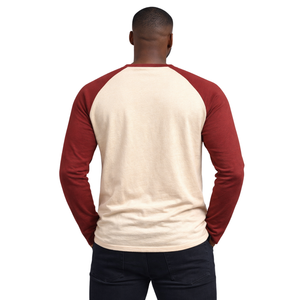 Kappa Alpha Psi Diamond K Neutral <b>Raglan</b> Long Sleeve <b>T</b>-<b>Shirt</b> 1911 Cotton Greek Fraternity Tee Licensed Vendor Nupe Apparel - Product Image 2