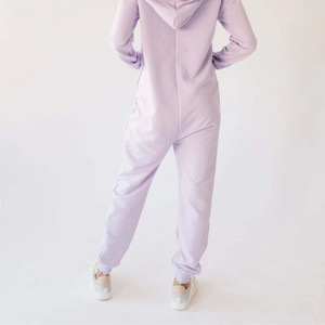 OEM Custom Women Cozy Fleece Onesie-Suave y Cómodo-Perfecto para ropa de dormir y de descanso - Product Image 5