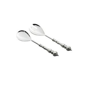 Dernier modèle Ensemble de couverts en acier inoxydable et laiton de couleur bicolore pour la maison et l'hôtel Vente en gros Ensemble de couverts de service à salade - Product Image 4