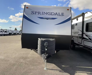 Used 2021 Keystones RVs Springdale 260TBWE Modern 28ft Aluminum Lightweight Travel <b>Trailer</b> with 9 Person Capacity Ready Ship - Product Image 2