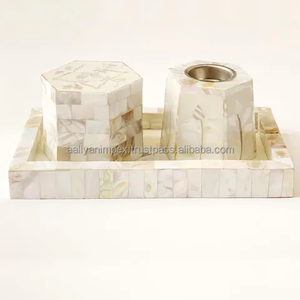 Beautiful Decorative Incense Burner Tray Sets Latest Mop Bone Inlay Ramadan Gift Bakhoor Burner Tray From Aaliyan Impex - Product Image 3