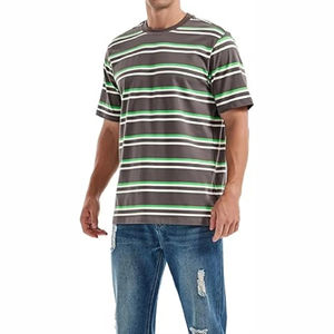 Fournisseur en gros de t-shirts décontractés pour hommes, coupe ample été, 100% coton, design personnalisé, t-shirts avec logo pour hommes - Product Image 3