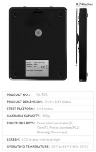 Wholesale Digital Kitchen <b>Scale</b> with Timer ABS Material Battery Powered Precision Weight Measuring Tool for <b>Coffee</b> Lab Use - Product Image 5