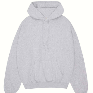 100% Cotton Oversized Thick Unisex Hoodie Custom Logo Printed High Fleece Winter Streetwear Designer Embroidered Jogger Solid - Product Image 1