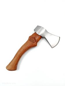 Hand Forged Industrial Bearded Head Hatchet High Carbon Steel <b>Wood</b> Working Camping <b>Axe</b> Leather Sheath Custom OEM Handmade <b>Axe</b> - Product Image 4