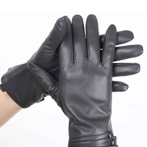 Gants chauds pour hommes en cuir pour l'hiver 2023, compatibles avec les écrans tactiles, pour la conduite à moto - Product Image 2