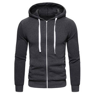 Gran oferta, colección de invierno, sudaderas con capucha de manga larga con cremallera para hombre, Material de calidad, patrón impreso, sudaderas básicas, mezcla de algodón - Product Image 2