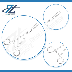 Abrazadera hemostática quirúrgica Manual Moynihan de 180mm, instrumento de acero inoxidable, caja de mordazas semiderradas rectas, fórceps para arterias articulares - Product Image 4