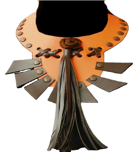 Gargantilla de piel sintética para mujer de la mejor calidad, estilo Vintage de tendencia con cadena de eslabones para fiesta, boda, accesorios de moda - Product Image 1