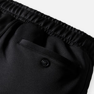 Pantalones Jogger Personalizados Ligeros con Cintura Elástica para Adultos, Color Negro, para Correr, Estilo Casual Urbano, Corte Holgado, OEM - Product Image 5
