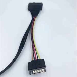 Mini Sas Oculink 4i Pcie 4.0 Nvme Sff-8611 90 Graden Elleboog Naar 8639 U.2 Datakabel Voor Sdd T Gegevensoverdracht Gen4 - Product Image 4