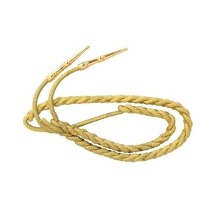 Aiguillette táctico de Lingotes de plata dorada de alta calidad, cordón de hombro uniforme de gran calidad para accesorios de uniformes tácticos - Product Image 4